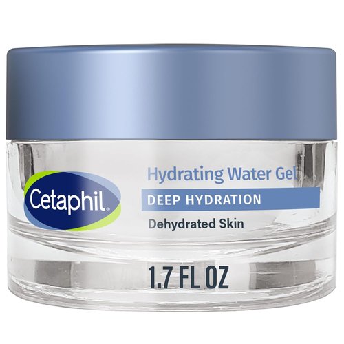 Cetaphil Deep Hydration Water Gel - 72 Hour Moisturizer with Hyaluronic Acid | 1.7 oz for Sensitive Skin