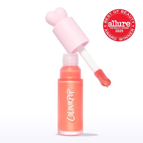ColourPop Weightless Liquid Blush - Hydrating Cheek Blush with Hyaluronic Acid - Glowy Pearl Finish - Perfect Peach (0.3 Fl Oz)