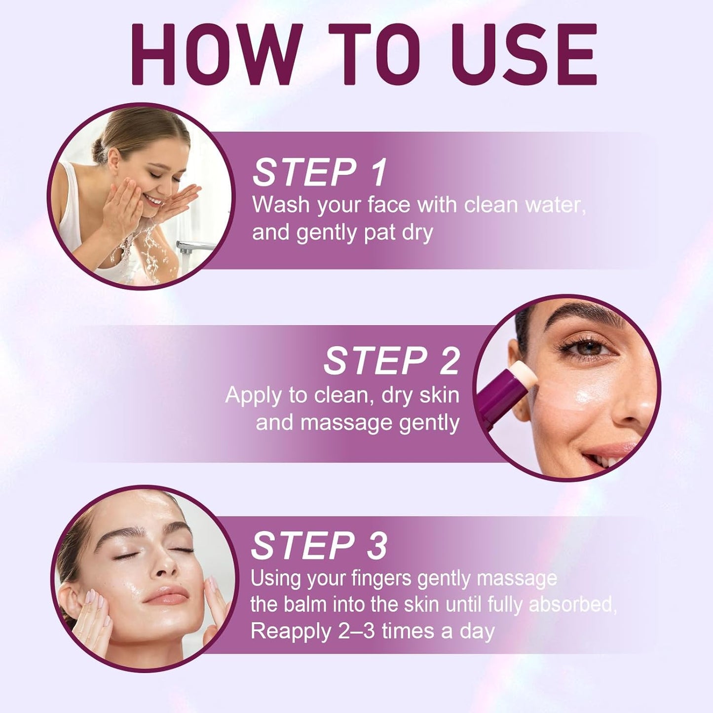 VOFANK Calcium Volume Multi Balm - Hydrating Anti-Aging Stick for Eyes, Face & Neck (2pcs)