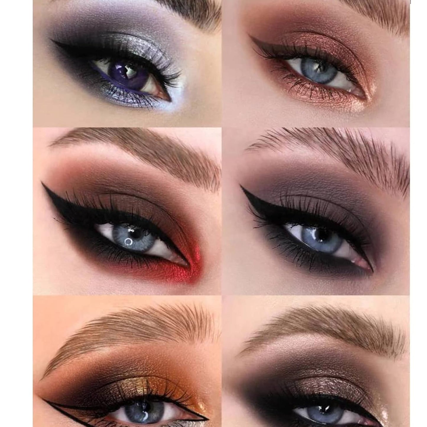 Skiennix 12-Color Smoky Eyeshadow Palette - Natural Matte & Shimmer Shades for Stunning Looks