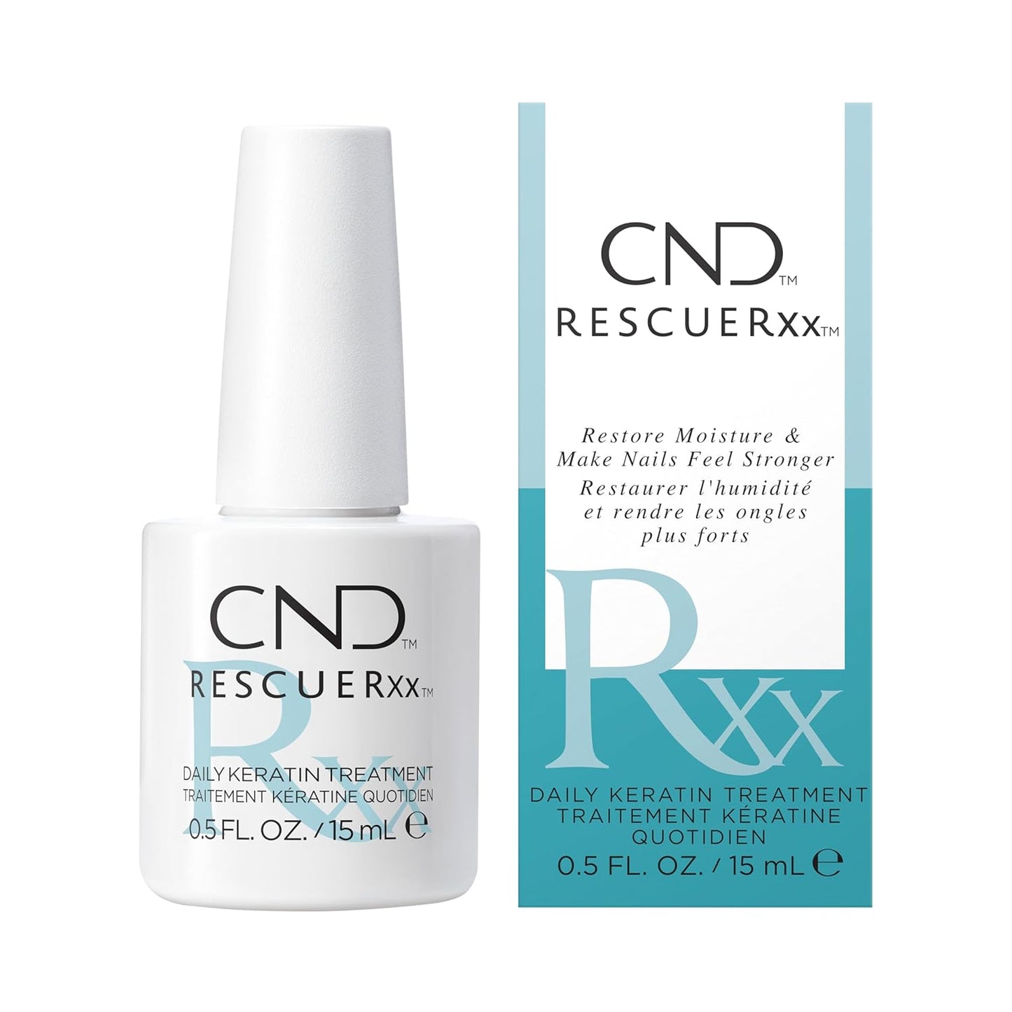 CND RescueRxx Nail Care - Daily Keratin Treatment for Stronger, Healthier Nails