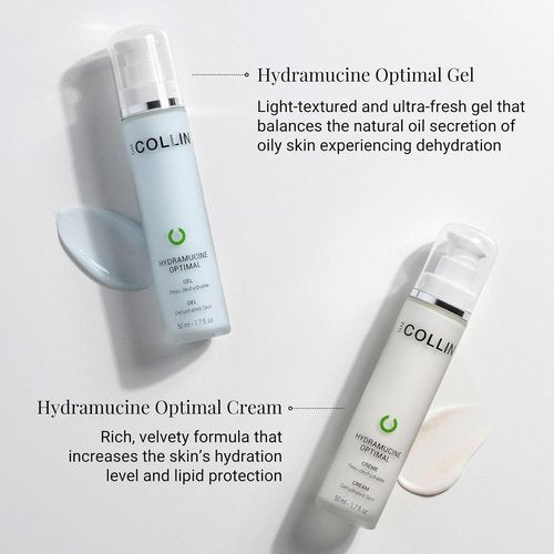 G.M. COLLIN Hydramucine Optimal Gel - Daily Face Moisturizer for Dehydrated Skin | Lightweight Formula for Normal to Oily Skin