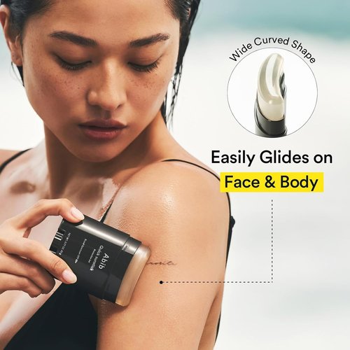 Abib Quick Sunstick SPF 50+ | Glowy Sunscreen Stick for Dry & Sensitive Skin, 0.77 oz / 22 g