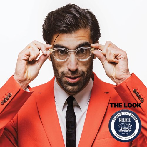 Reuzel Fiber Pomade - Firm Hold & Pliable Styling | Water Soluble, Low Shine, Flake-Free, All Hair Types