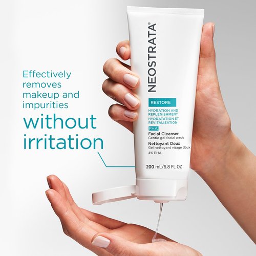 NEOSTRATA PHA Facial Cleanser - Gentle Soap-Free Gel for Sensitive Skin | 6.8 Fl Oz
