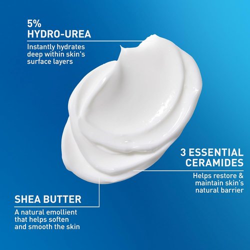 CeraVe Intensive Moisturizing Cream - Shea Butter Body Lotion for 72H Hydration & Skin Barrier Repair, 19oz