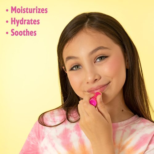 Lip Smacker Bunny Lip Balm - Moisturizing & Hydrating Care | Fun Easter Gift for Kids - Berry Hoppy