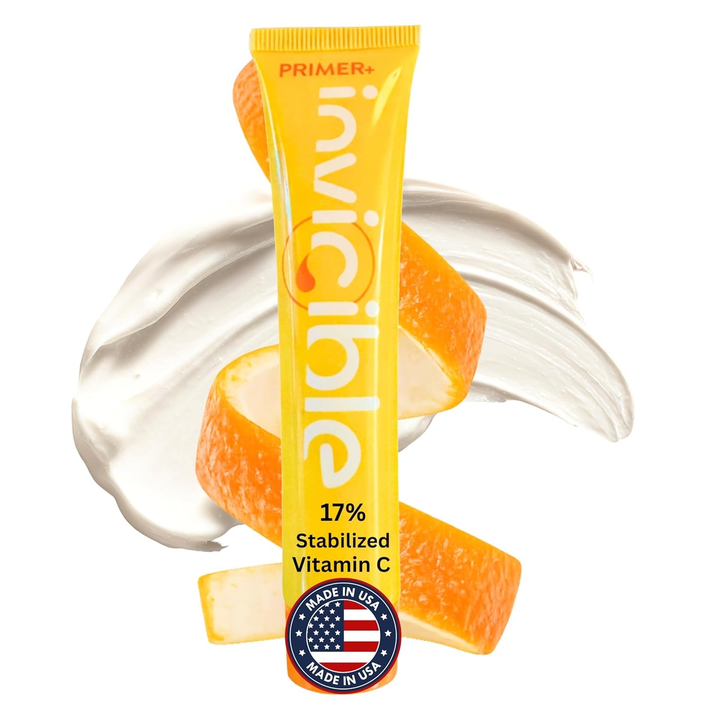 Skiennix Face Primer - Brightening & Illuminating with 17% Vitamin C | Smooths Skin Tone, 1fl oz