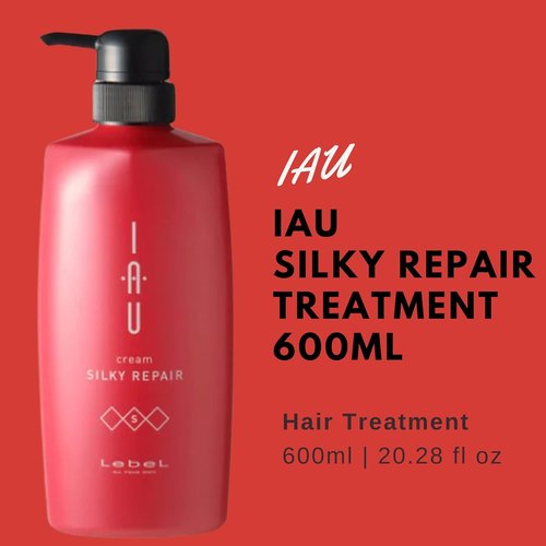 Lebel IAU Cream - Silky Repair Hair Treatment for Smooth, Healthy Hair | 600ml