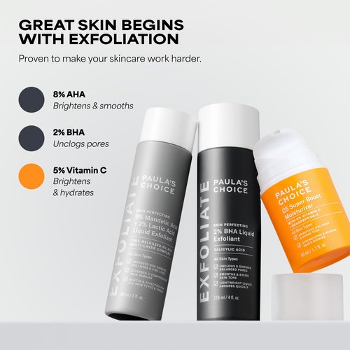 Paula's Choice C5 Super Boost Face Moisturizer with 5% Vitamin C & Squalane, Daily Face Lotion for Discoloration, Uneven Tone, Fine Lines & Breakout-Prone Skin, Fragrance-Free, 1.7 Fl Oz