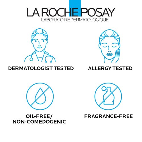La Roche-Posay Toleriane Hydrating Face Cleanser - Gentle Daily Wash with Niacinamide & Ceramides for Sensitive Skin