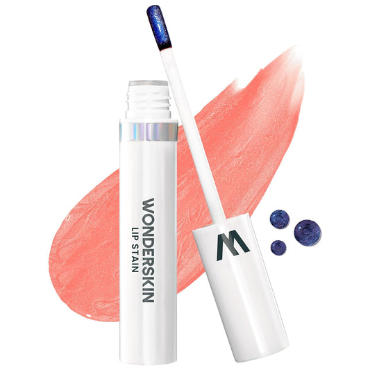 Wonderskin Wonder Blading Lip Stain Masque - Long-Lasting, Waterproof Pink Tint for Matte Finish (Crush)