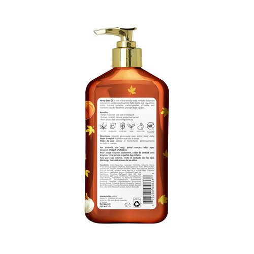 Hempz Spiced Pumpkin Pie Body Moisturizer - Limited Edition Fall Lotion for All Skin Types | 17 fl. oz.