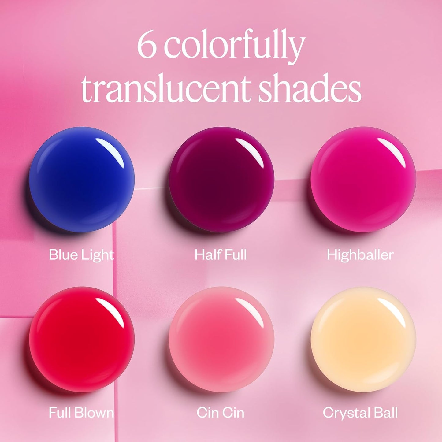 essie Nail Art Studio, Glass Nails, Translucent Pink Nail Polish, Vegan, Cin Cin, 0.46 fl oz