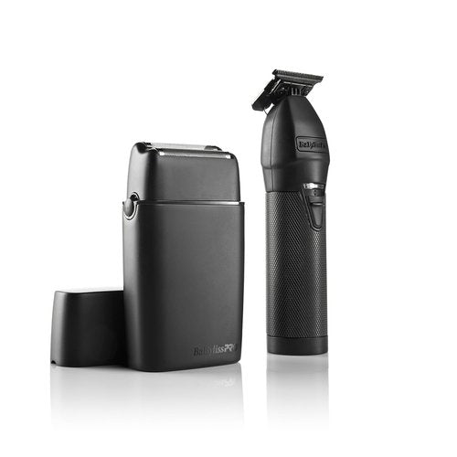 BaBylissPRO LIMITEDFX Hair Trimmer & Double Foil Shaver - High-Performance Lithium-Ion Battery