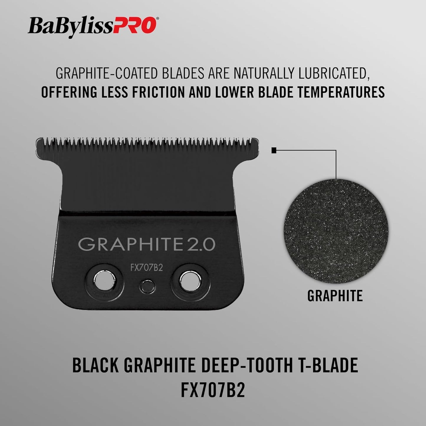 BaBylissPRO T-Blades - Deep-Tooth Replacement Blades for Hair Trimmers | Precision Outlining