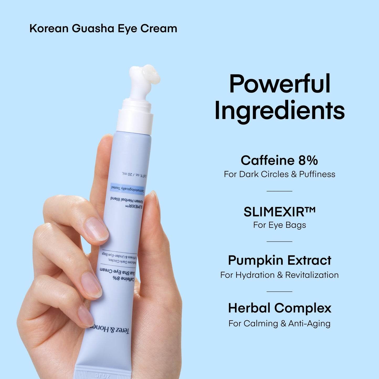 Terez & Honor Under Eye Patches for Dark Circles - 60 Korean Hydrogel Masks for Puffiness, Bags, Wrinkle with Caffeine, Hyaluronic Acid, Niacinamide - Undereye Hydrating & Cooling, Vegan, No Fragrance