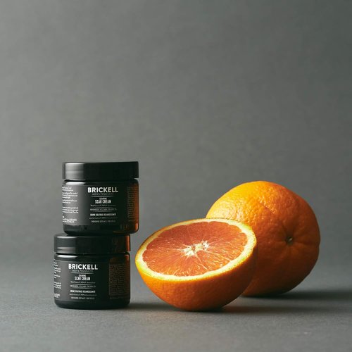 Brickell Men's Scar Cream - Natural & Organic Formula to Reduce Scars & Even Skin Tone | 2 Oz Scented