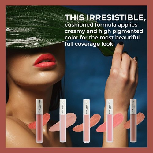 GIVE THEM LALA Matte Lipstick - Lightweight Cushion Cream Lipstick in Nude - Long Lasting & Cruelty Free