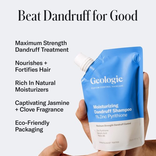 Geologie Moisturizing Dandruff Shampoo - 1% Zinc Pyrithione