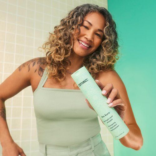 Amika The Kure Strength Repair Shampoo - Nourishing Formula for Damaged Hair | 10 oz