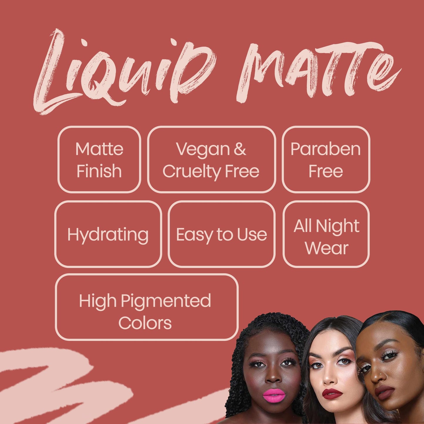 The Lip Bar - Nonstop Liquid Matte Lipstick, Curlfriend (Mauve Pink) - High Pigment - One Swipe - Long Lasting - Jojoba Oil & Vitamin E - Vegan & Cruelty Free - Makeup & Cosmetics - .24 fl oz