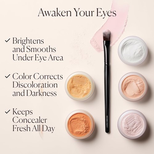 Laura Mercier Secret Brightening Under-Eye Powder - Peach & Pink Pigments for Discoloration | 6 Shades Available