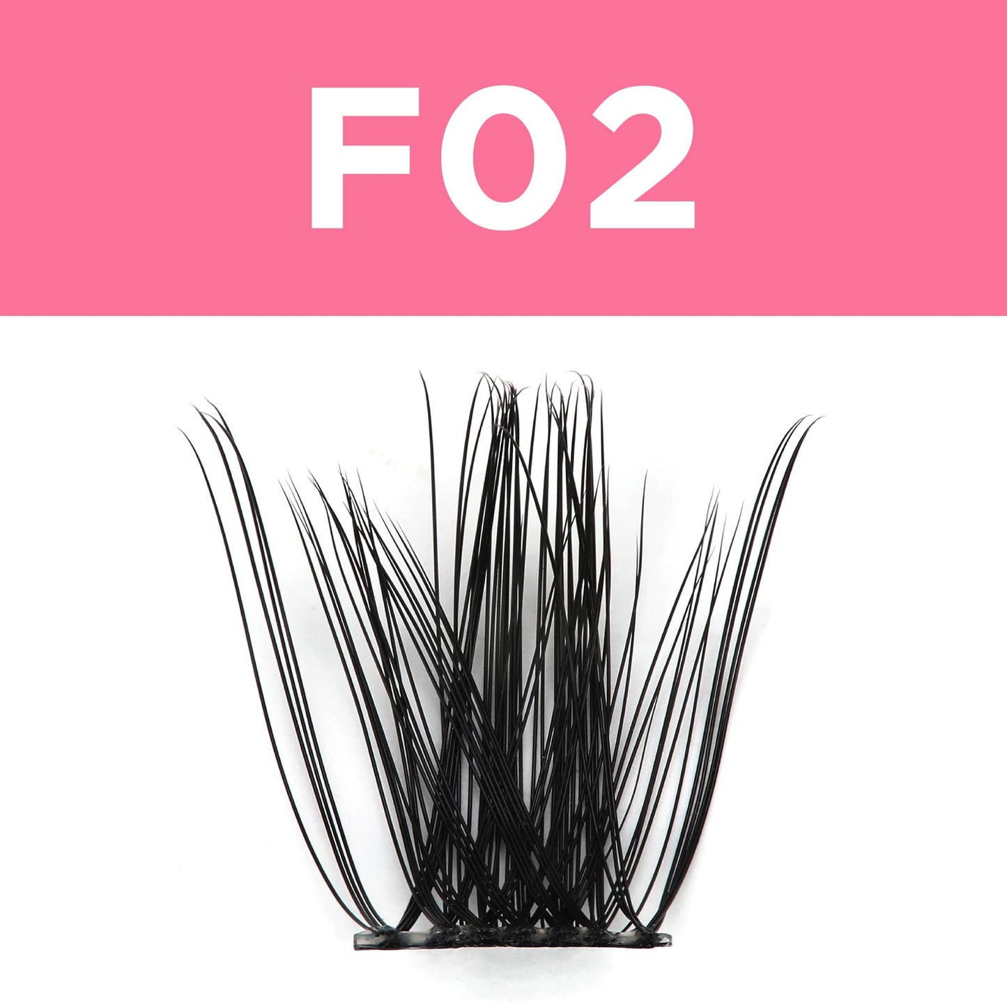 Cluster Lashes, Crislashes DIY Eyelash Extension 13 Rows, D Curl Mix 8-16mm Individual Cluster Eyelashes Natural Look, 78 pcs Reusable Cluster Eyelash Extensions at Home (F02-D Curl Mix 8-16mm)