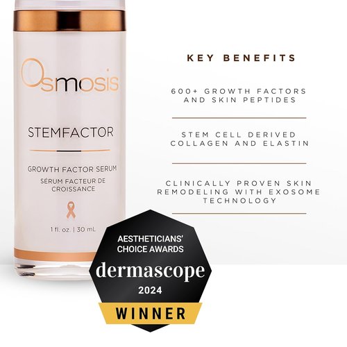 Osmosis StemFactor Exosome Facial Treatment - Age-Defying Skin Renewal Serum, 1 Fl Oz