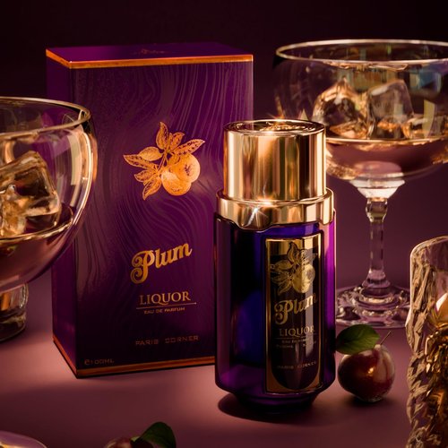 Paris Corner Perfumes Plum Liquor EDP - Unisex Fragrance for All Occasions | 100ml (3.4 Fl Oz)