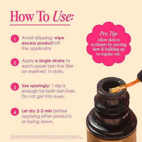 Grande Cosmetics GrandeLASH-MD Lash Enhancing Serum - Peptide & Vitamin Infused for Fuller, Thicker Lashes - Ophthalmologist Tested & Cruelty-Free