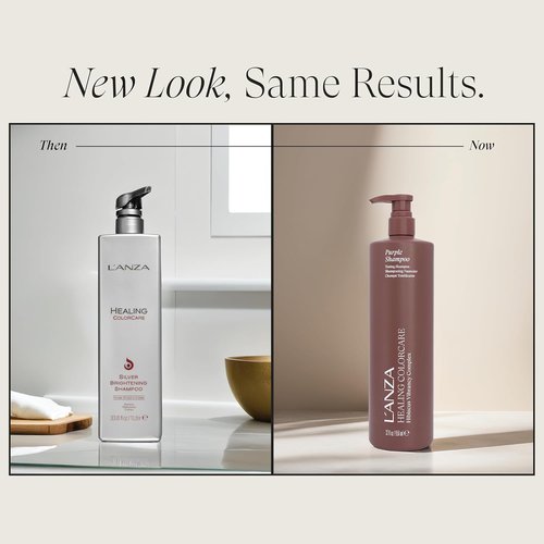 L'ANZA Healing Colorcare Purple Shampoo - Neutralizes Brass & Brightens Blonde | Sulfate-Free, Moisturizing