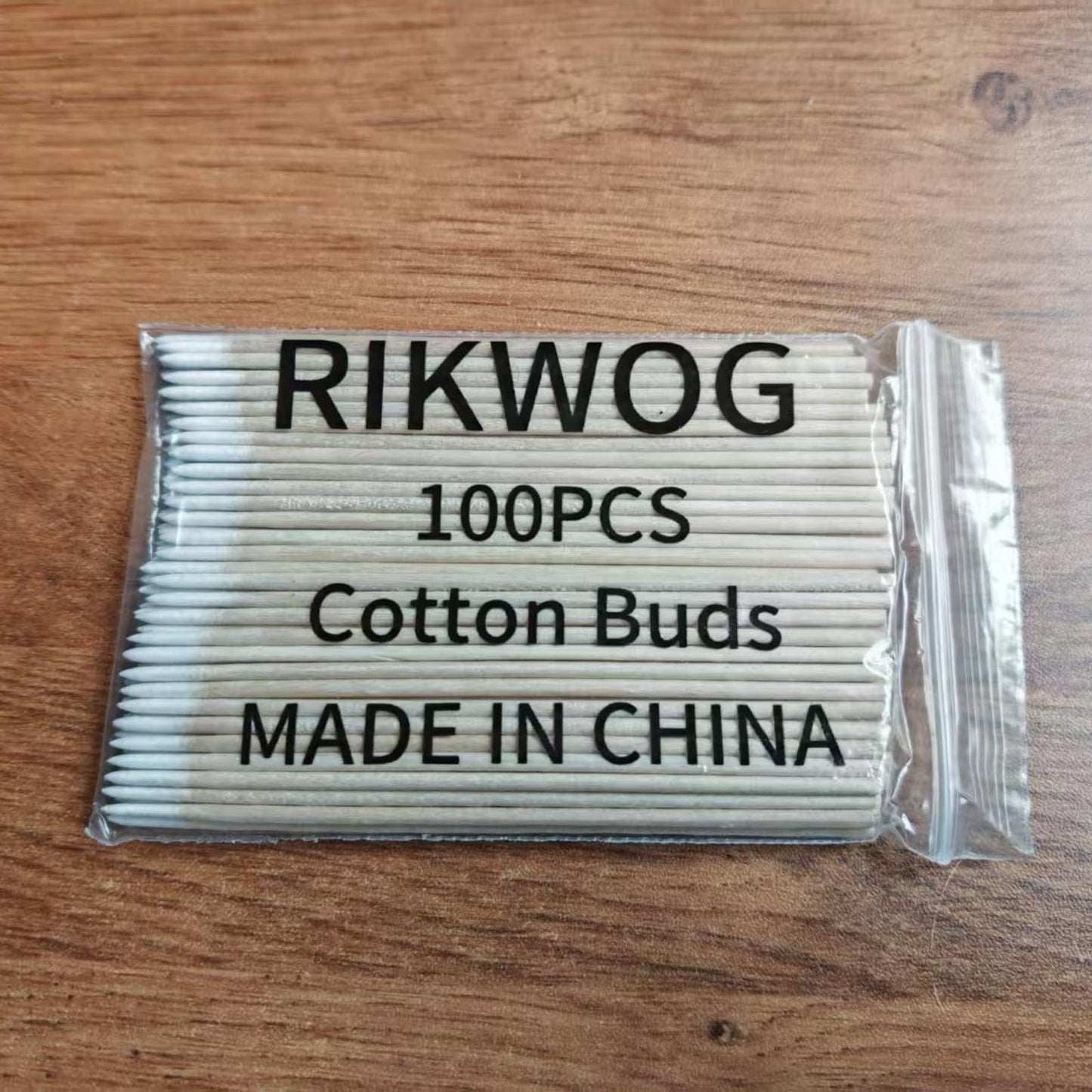 RIKWOG 800pcs Pointed Cotton Swabs, 4 inch Precision Microblading Cotton Buds Cotton Sticks Applicator for Eyebrow Tattoo Beauty Make-up Nail Clean, Cosmetic use Wood Handle