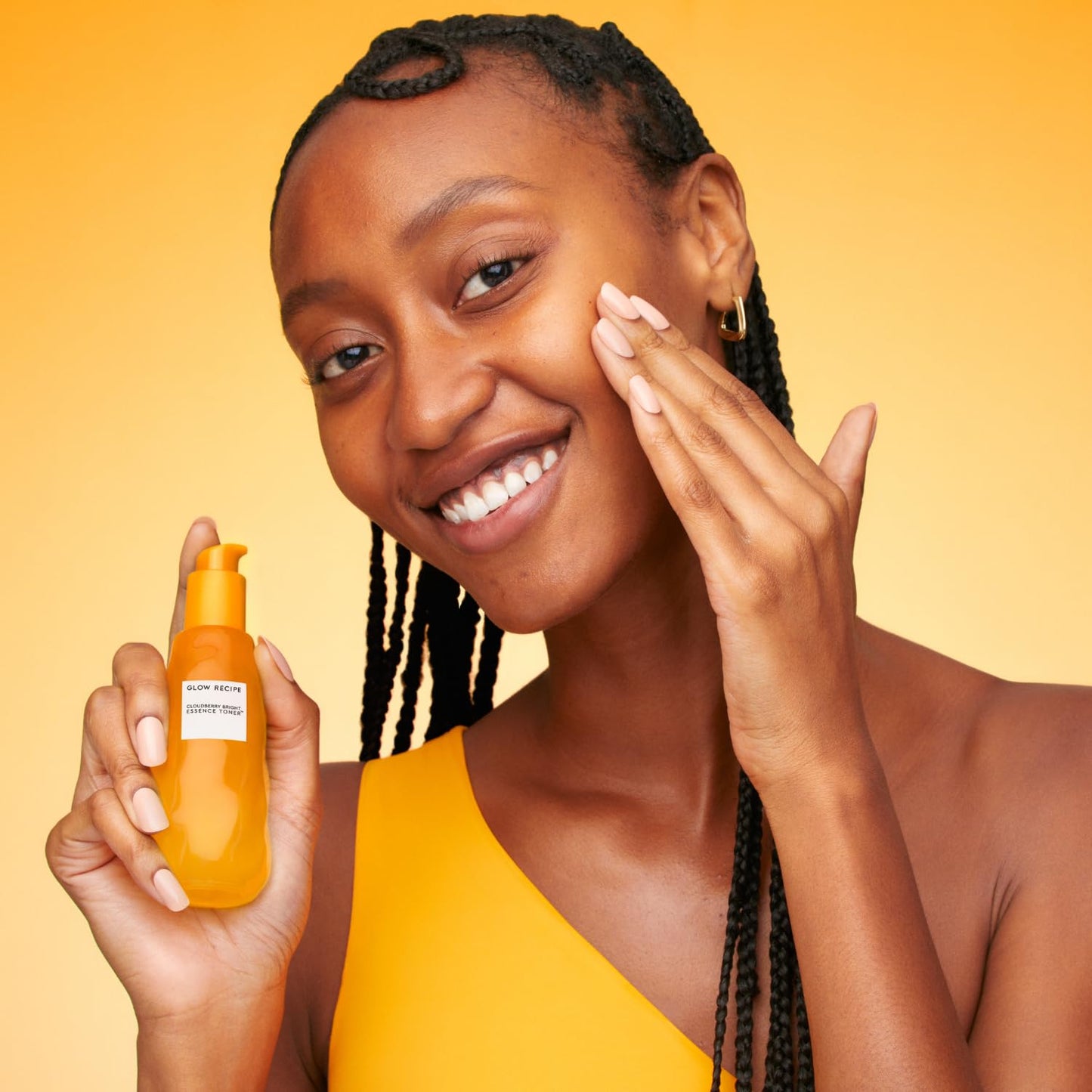 Glow Recipe Cloudberry Brightening Essence Toner - Hydrating Rice Water & 5% Glycerin, Even Tone (75ml)