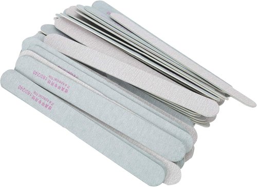 FILFEEL 50 PCS Nail Files - Professional Double-Sided 180/240 Grit Buffers for Home & Salon Use