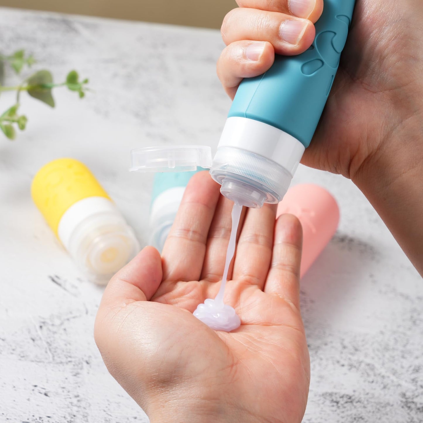 Zafit 18 Pack travel Bottles for Toiletries, TSA Approved Silicone Travel Containers Leak Proof Refillable Travel Accessories for Shampoo Conditioner Lotion Body Wash(Multicolored B)