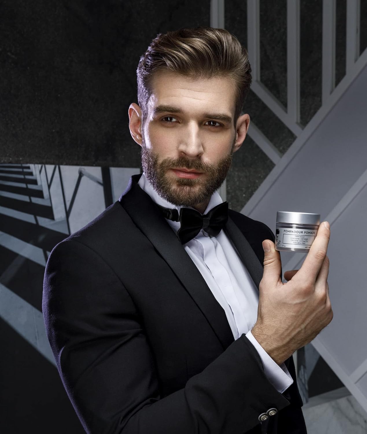 Avenue Man Clay Pomade for Men - High-Hold Hair Paste with Herbal Extracts - Travel Size 2 fl Oz