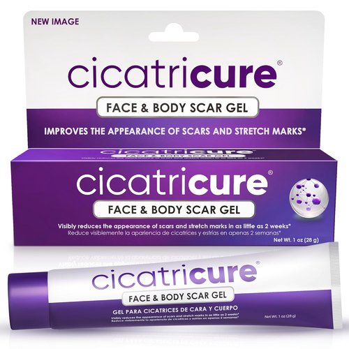 Cicatricure Advanced Scar Gel - Effective Scar Treatment for Face & Body | 1 oz (28 g)