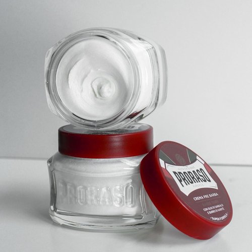 Proraso Pre Shave Conditioning Cream - Moisturizing Sandalwood & Shea Butter - 3.6oz Premium Italian Formula