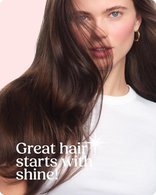 Glaze Supergloss Clear Hair Gloss Mini - Lightweight Shine Enhancer for Damaged Hair | Travel Size 1.7 oz