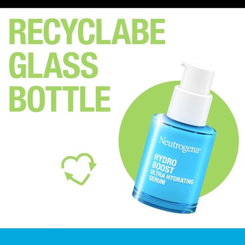 Neutrogena Hydro Boost Serum - Ultra Hydrating Face Serum with Hyaluronic Acid | Fragrance-Free, 1 fl. oz