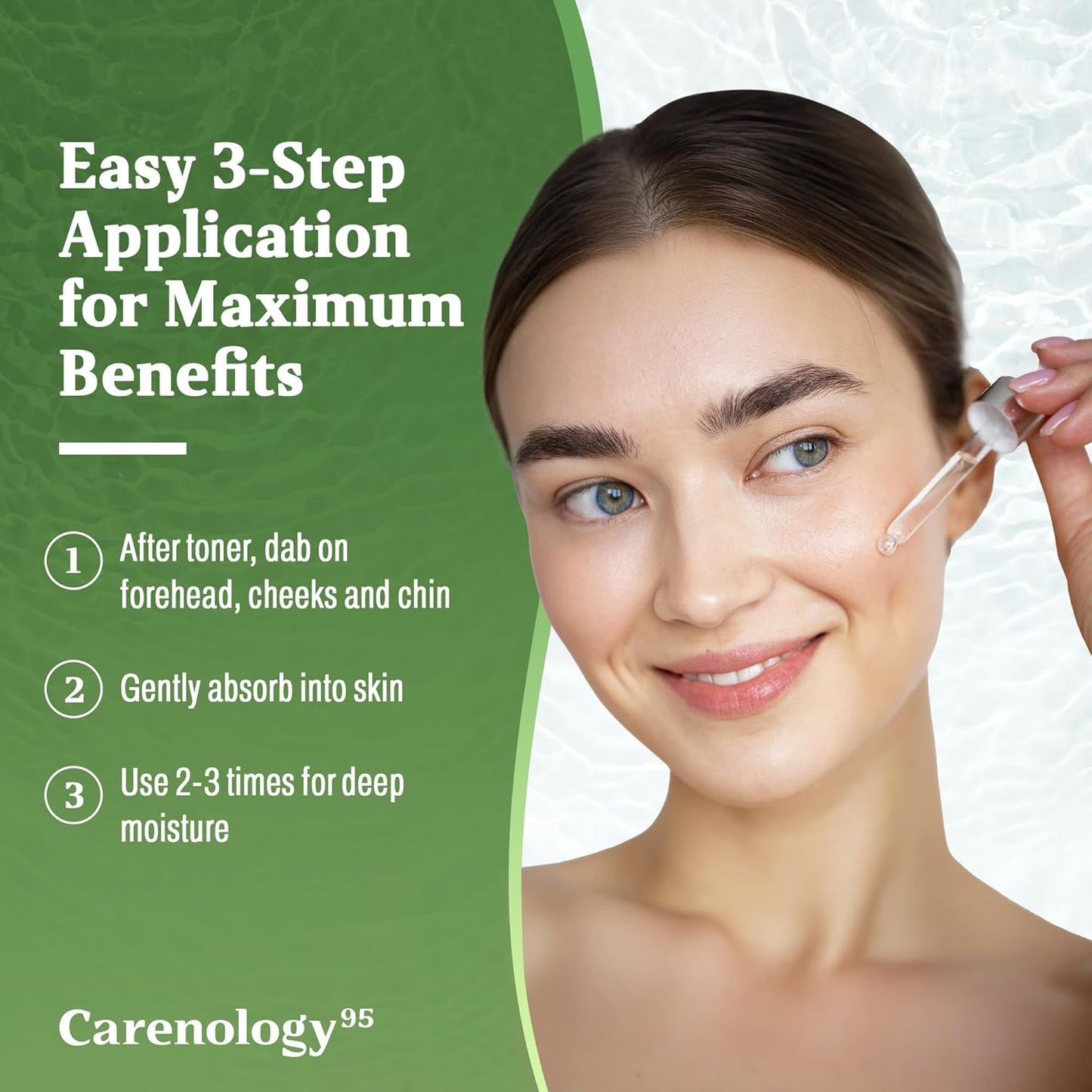 Carenology 95 RE Blue Regenerating Serum - 1.7 FL OZ | Revitalize and Restore Skin