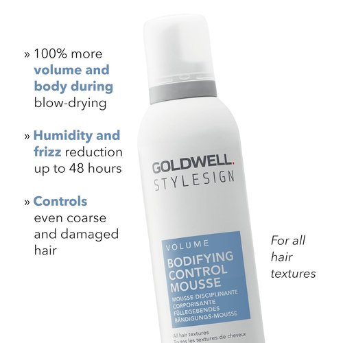 Goldwell StyleSign Bodifying Control Mousse - Volume Boosting Hair Styling Foam | 10.6 oz