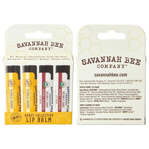 Savannah Bee Collection Lip Balm - Nourishing Formula for All-Day Comfort and Hydration