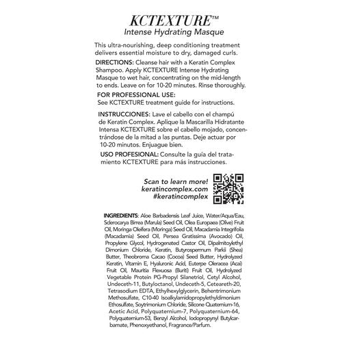 Keratin Complex - Intense Hydrating Masque for Deep Moisture - 4 Fl Oz