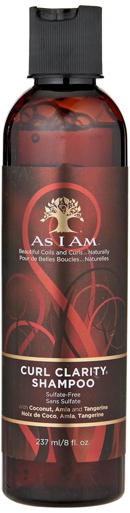 As I Am Curl Clarity Shampoo - Deep Cleansing Formula for Curly Hair | 8 oz (Pack of 4)