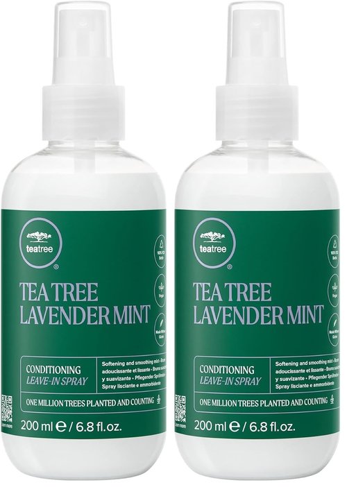 Regine Switzerland Tea Tree Lavender Mint Leave-In Conditioner - Lightweight Spray for Coarse, Dry Hair | 6.8 fl. oz.