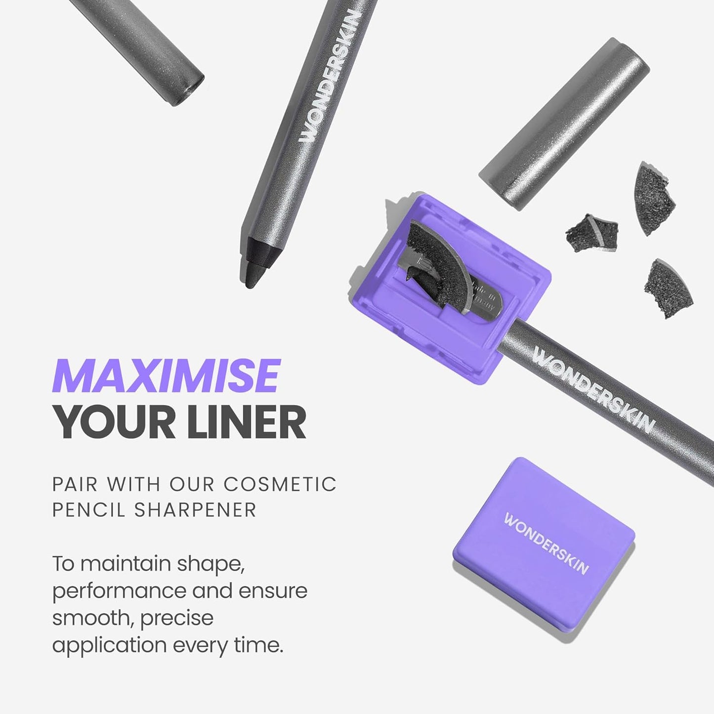 Wonderskin Lipliner Pencil - Long-Lasting, Waterproof Nude Lip Liner | 360 Contour Blush Shade