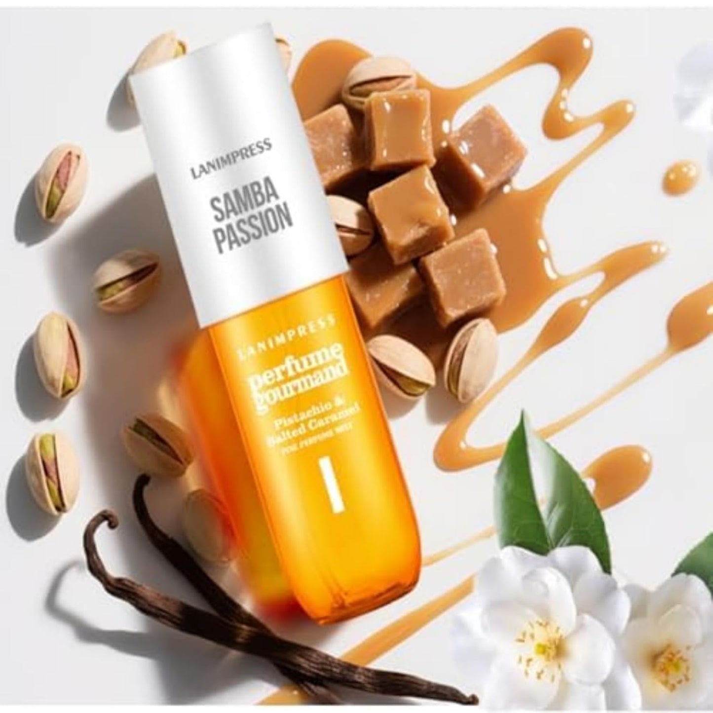 Skiennix Travel Size Perfume - Irresistible Vanilla & Caramel Scent | 3 Fl Oz Hair Mist & Body Spray