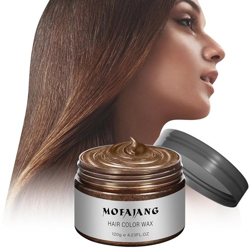 Acomler Temporary Hair Color Wax - Natural Washable Brown Hair Spray for Kids & Women | 4.23 Ounces